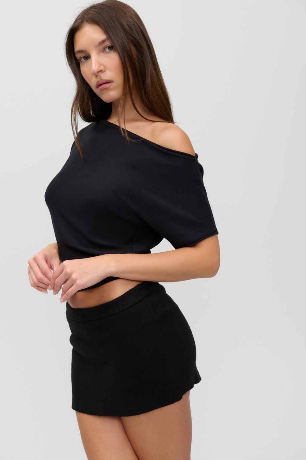Frankies Bikinis new|clothing Marialla Mini Skort - Black