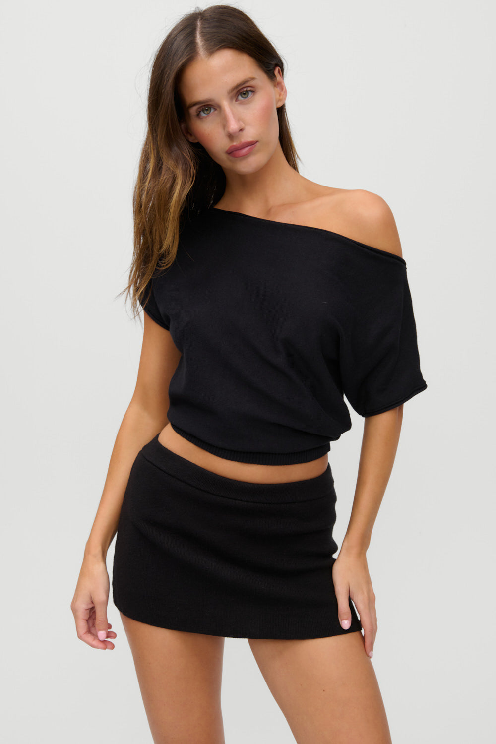 Frankies Bikinis new|clothing Marialla Mini Skort - Black