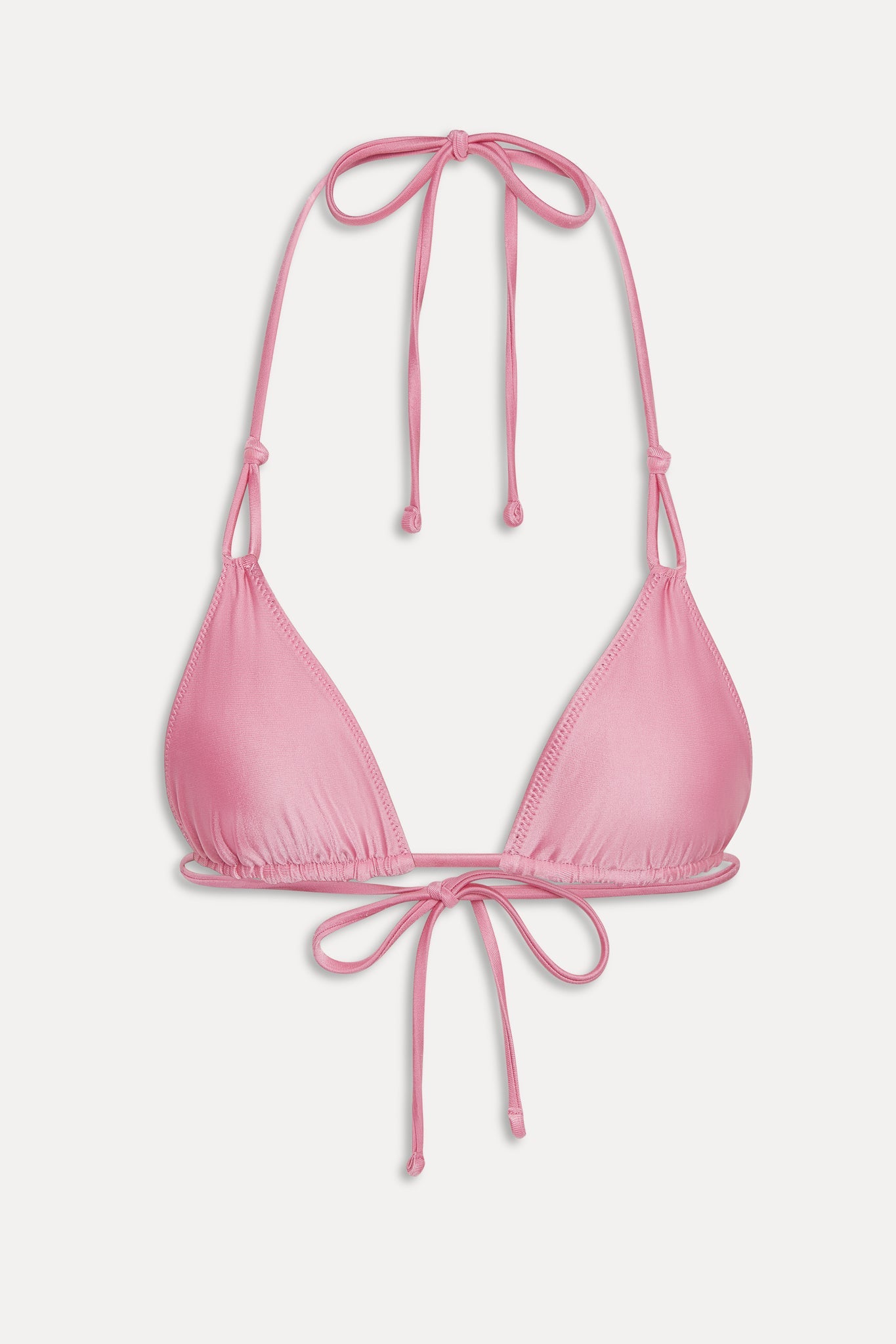 Frankies Bikinis new|swimwear|collections Ari Reversible Satin Bikini Top - Vintage Cheetah