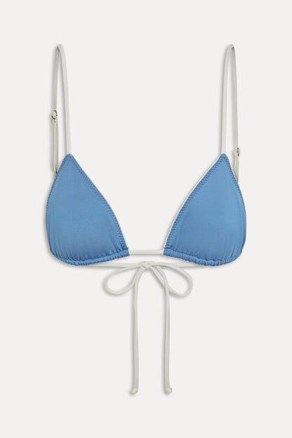 Frankies Bikinis new|swimwear|collections Elena Micro Triangle Bikini Top - Shoreline