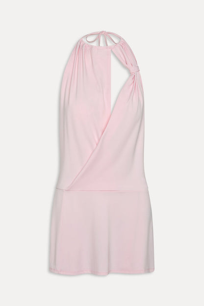 Frankies Bikinis new|clothing|collections Cindy Wrap Mini Dress - Ballerina