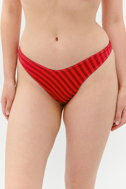Frankies Bikinis new|collections|swimwear x JENNIE Full Moon Bikini Bottom - Spring Stripe