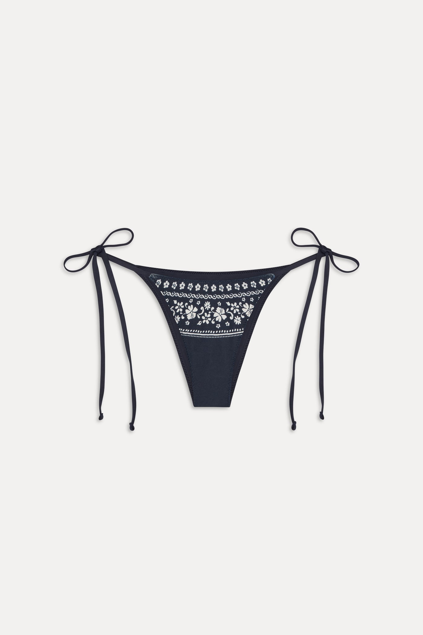Frankies Bikinis new|collections|swimwear Mackenzie Cheeky String Bikini Bottom - Malibu Blue