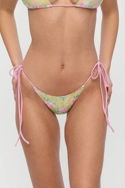 Frankies Bikinis new|collections|swimwear Divine Skimpy String Bikini Bottom - Nymphaea