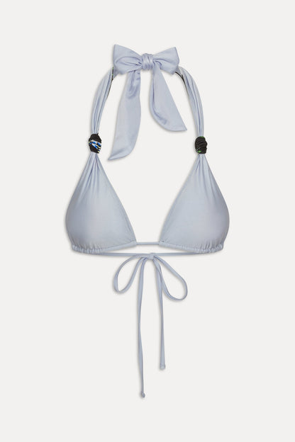 Frankies Bikinis new|collections|swimwear Kealy Reversible Satin Bikini Top - Bouquet