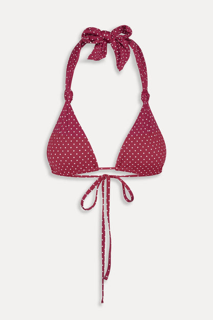 Frankies Bikinis swimwear|collections Kealy Polka Dot Bikini Top - Tuscany