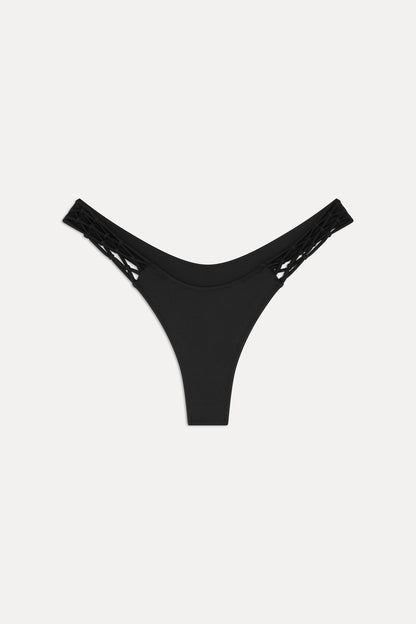 Frankies Bikinis swimwear|collections|new x JENNIE Encore Micro Bikini Bottom - Black