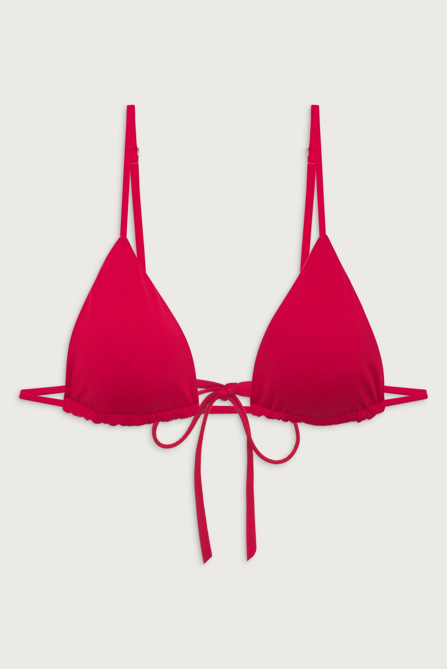 Frankies Bikinis swimwear|new Lumia Triangle Bikini Top - True Red