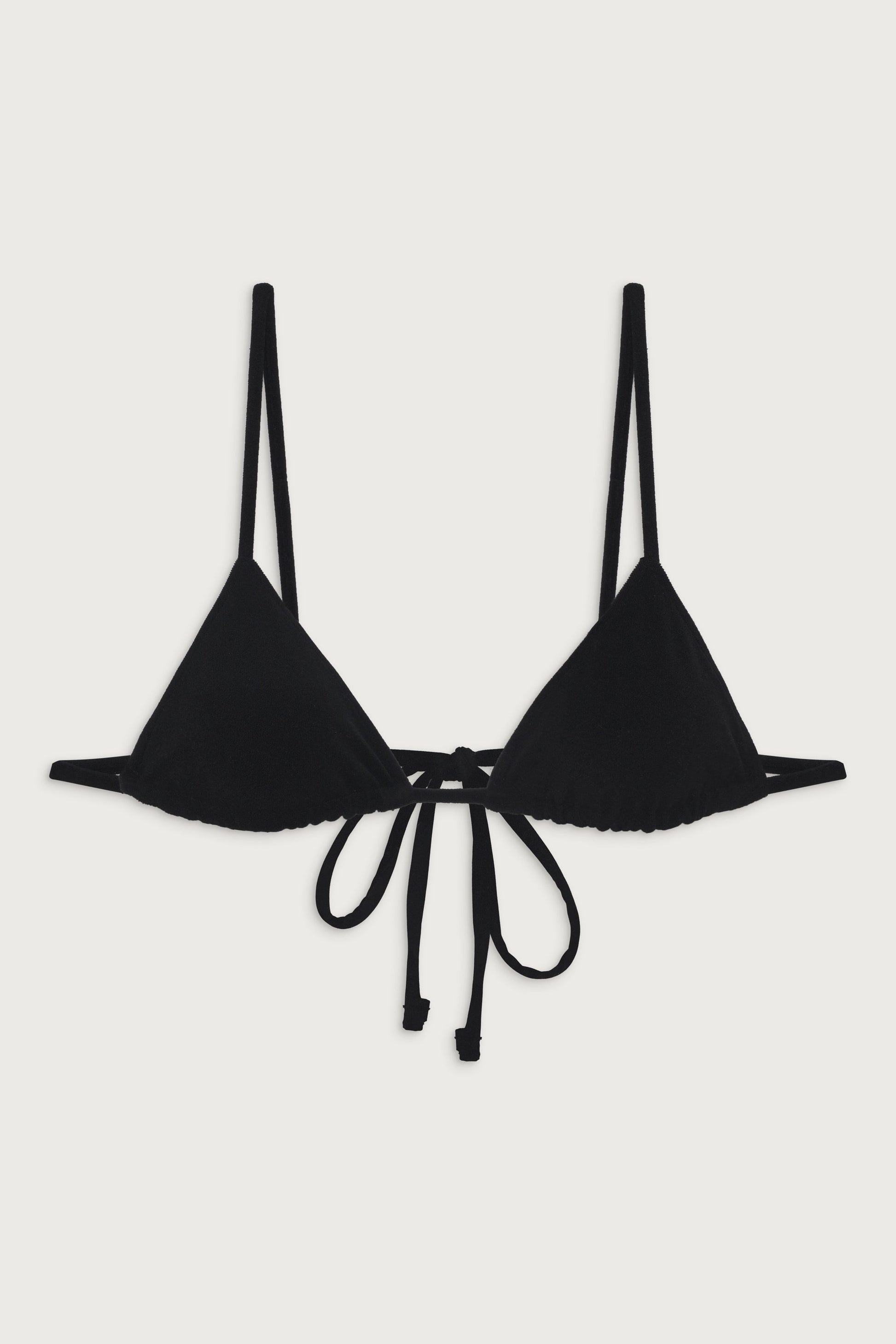 Frankies Bikinis swimwear|new Lumia Triangle Bikini Top - Black