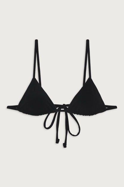 Frankies Bikinis swimwear|new Lumia Triangle Bikini Top - Black