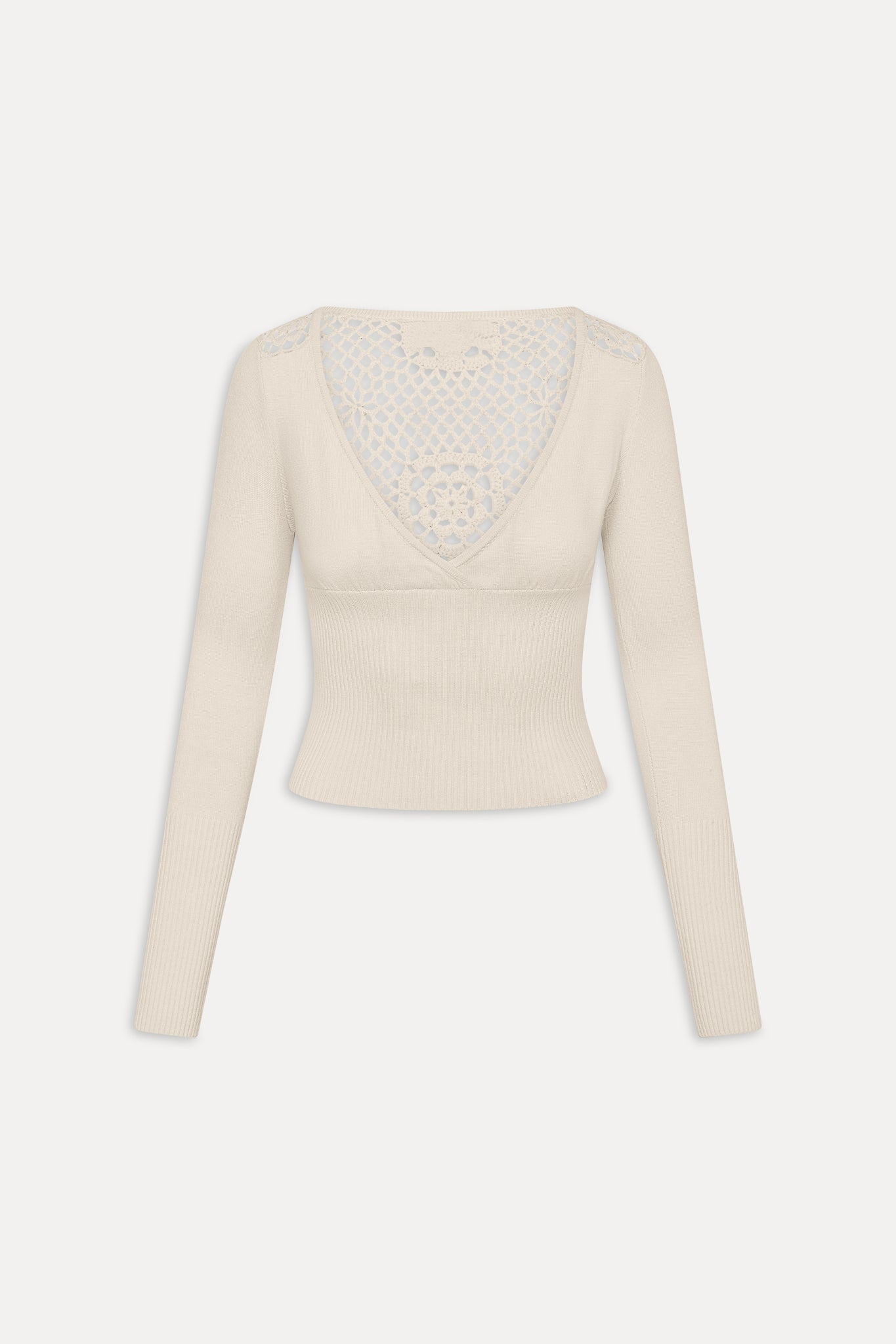 Frankies Bikinis clothing|new|collections Arlo Crochet Knit Shirt - Bunny