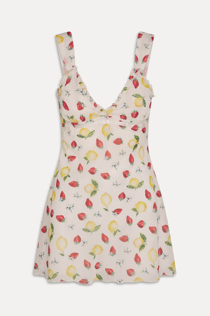 Frankies Bikinis clothing|collections Dreamer Chiffon Mini Dress - Amalfi