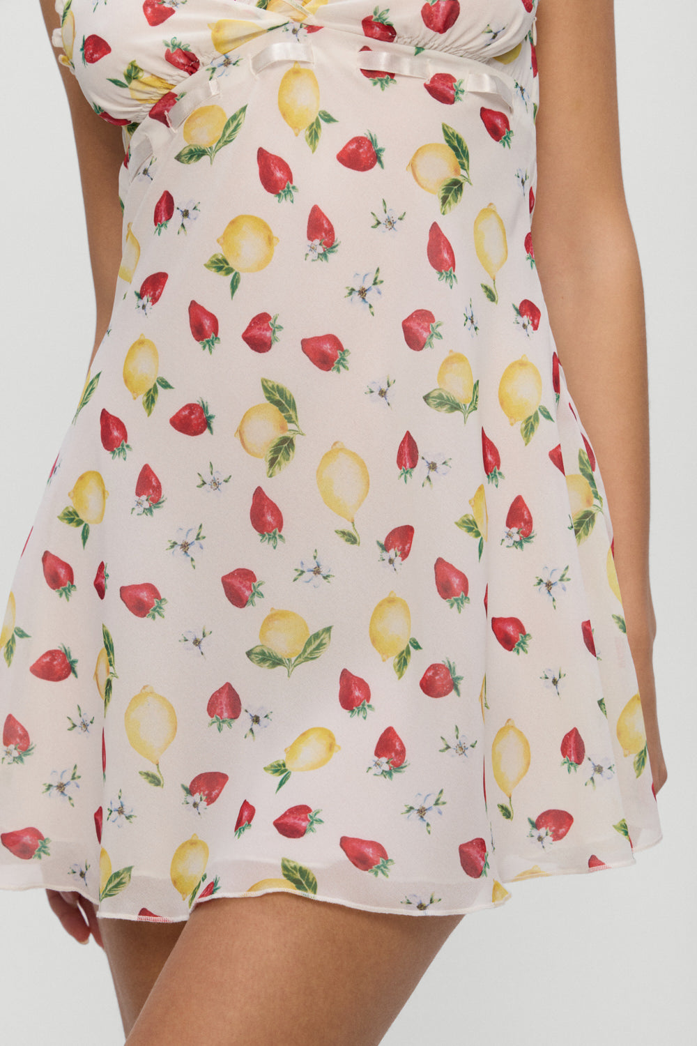 Frankies Bikinis clothing|collections Dreamer Chiffon Mini Dress - Amalfi
