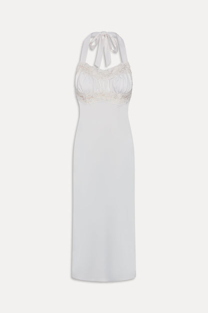 Frankies Bikinis clothing|collections Darcy Satin Midi Dress - Sleepy Angel