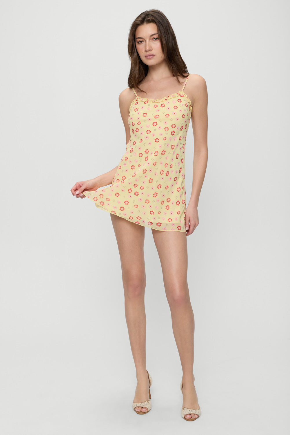 Frankies Bikinis clothing|new|collections Josie Floral Mini Dress - Sparklers