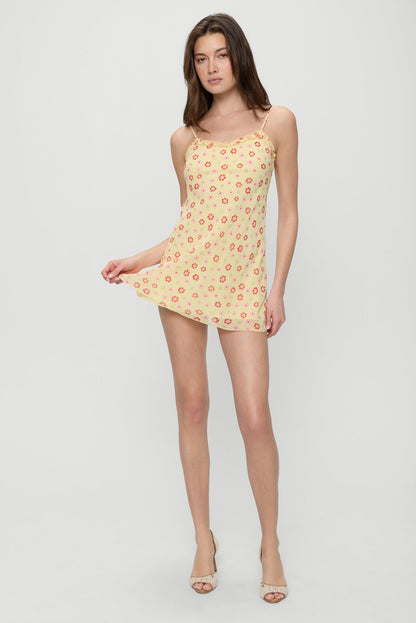 Frankies Bikinis clothing|new|collections Josie Floral Mini Dress - Sparklers