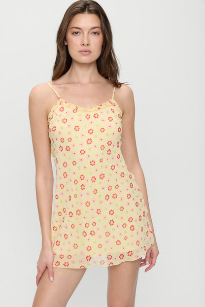 Frankies Bikinis clothing|new|collections Josie Floral Mini Dress - Sparklers