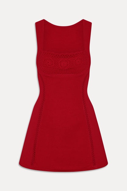 Frankies Bikinis clothing|collections Ellie Knit Mini Dress - Heartstrings