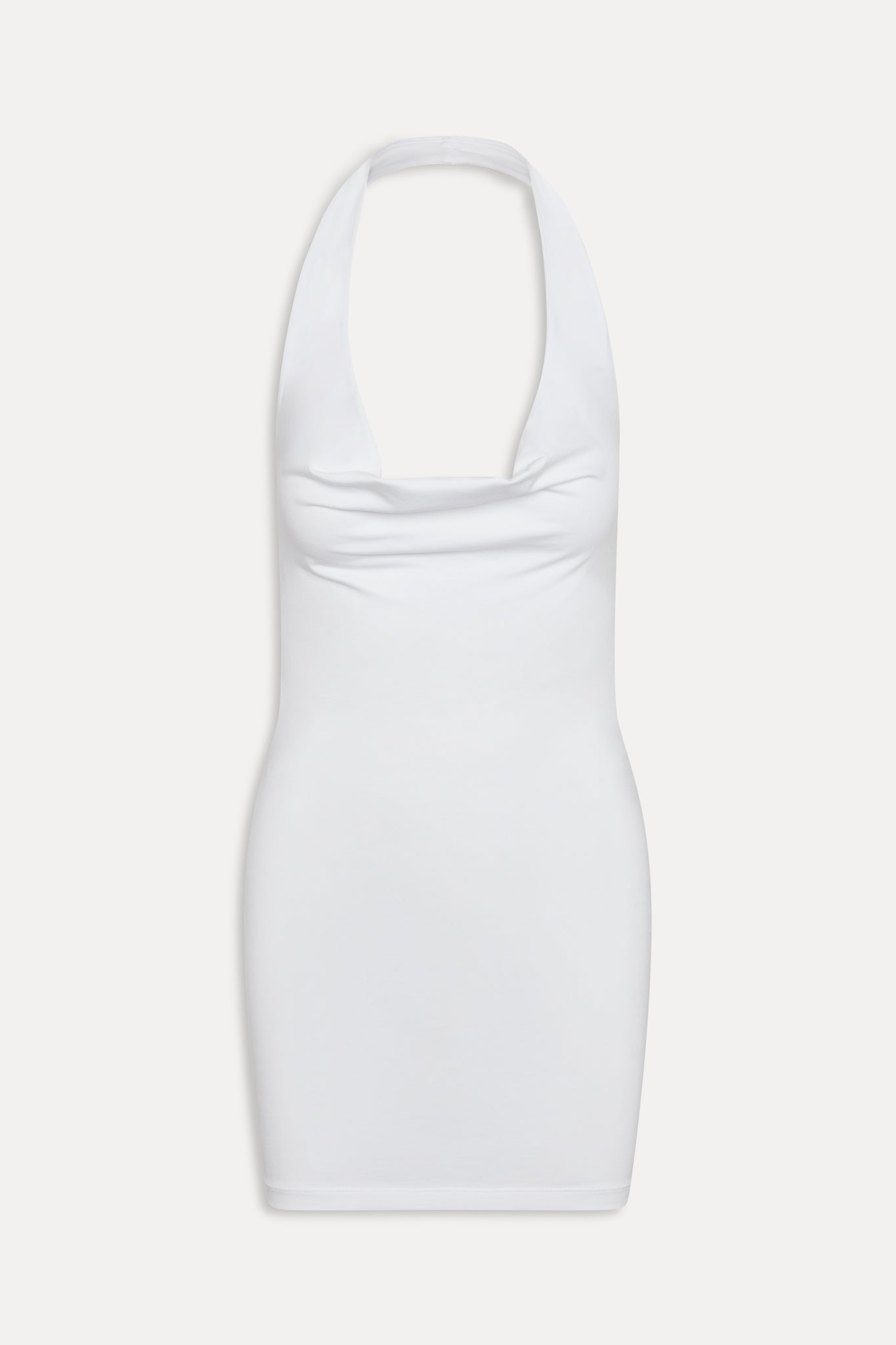 Frankies Bikinis clothing|collections|new x JENNIE Solo Halter Mini Dress - Optic White