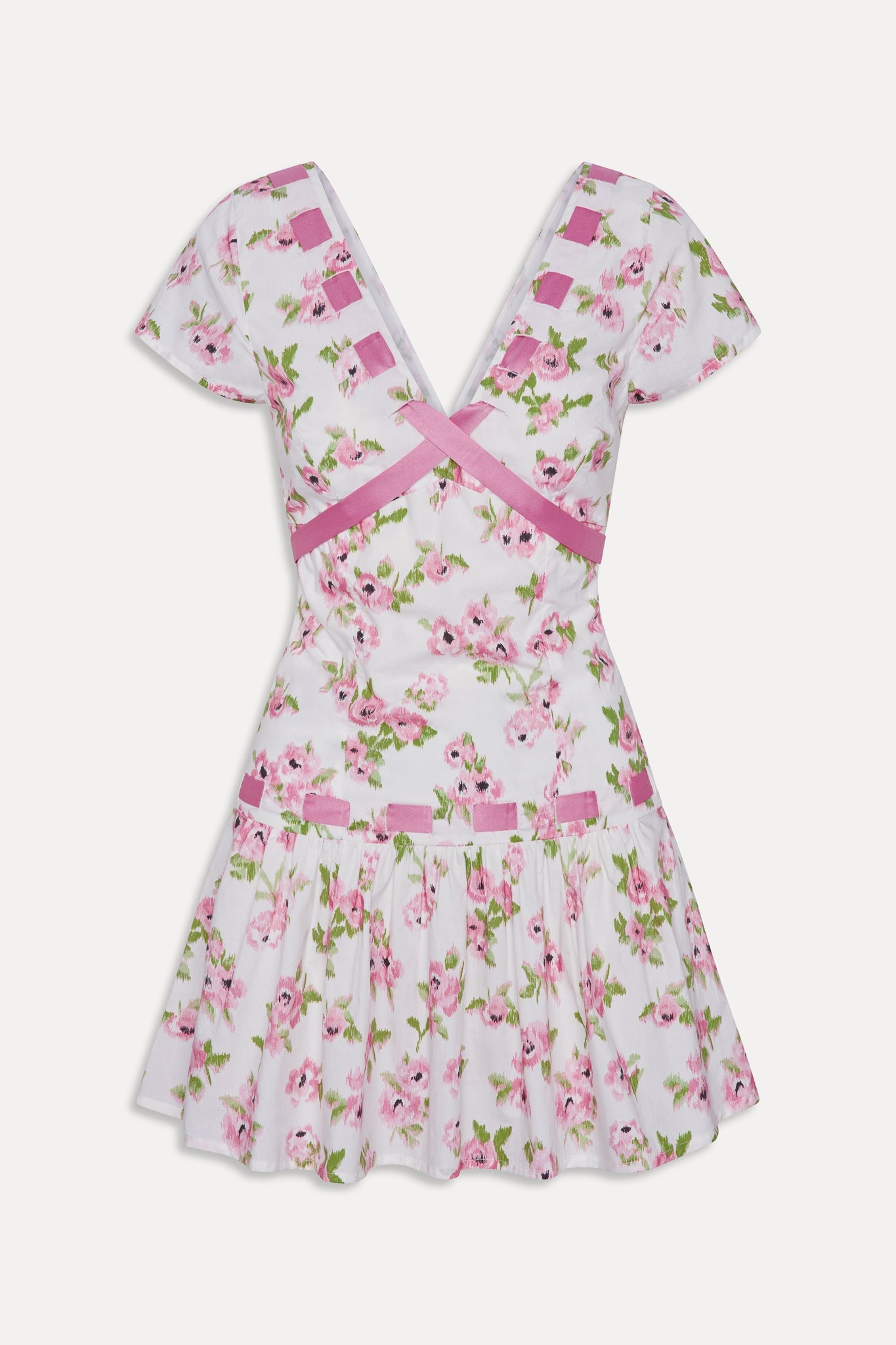 Frankies Bikinis clothing|collections Belladonna Cotton Floral Mini Dress - Rosebush