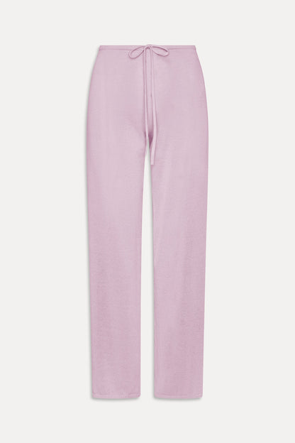 Frankies Bikinis clothing|collections Ela Low Rise Knit Pants - Pink Cloud