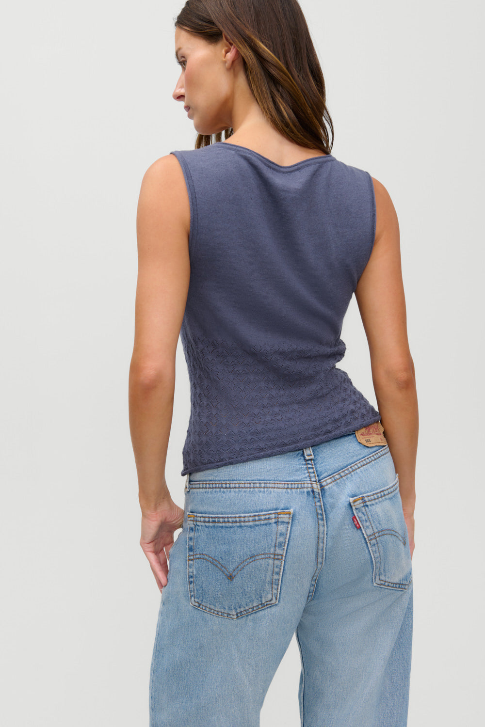 Frankies Bikinis clothing|new|collections x JENNIE Kyra Knit Tank Top - Night in Seoul