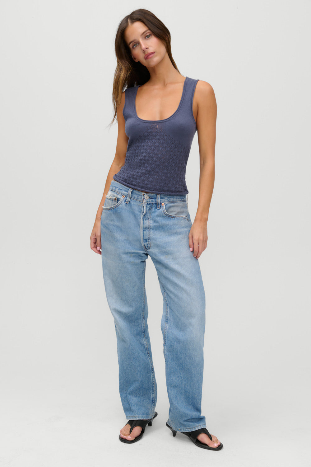 Frankies Bikinis clothing|new|collections x JENNIE Kyra Knit Tank Top - Night in Seoul