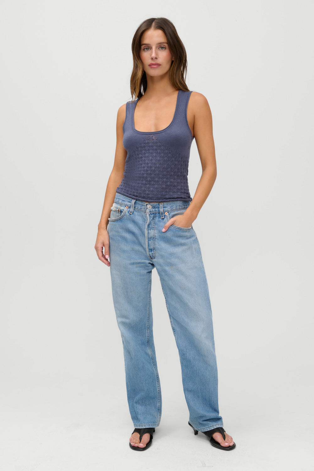 Frankies Bikinis clothing|new|collections x JENNIE Kyra Knit Tank Top - Night in Seoul