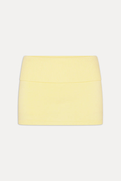 Frankies Bikinis clothing|new|collections x JENNIE Briar Knit Mini Skort - Morning Light