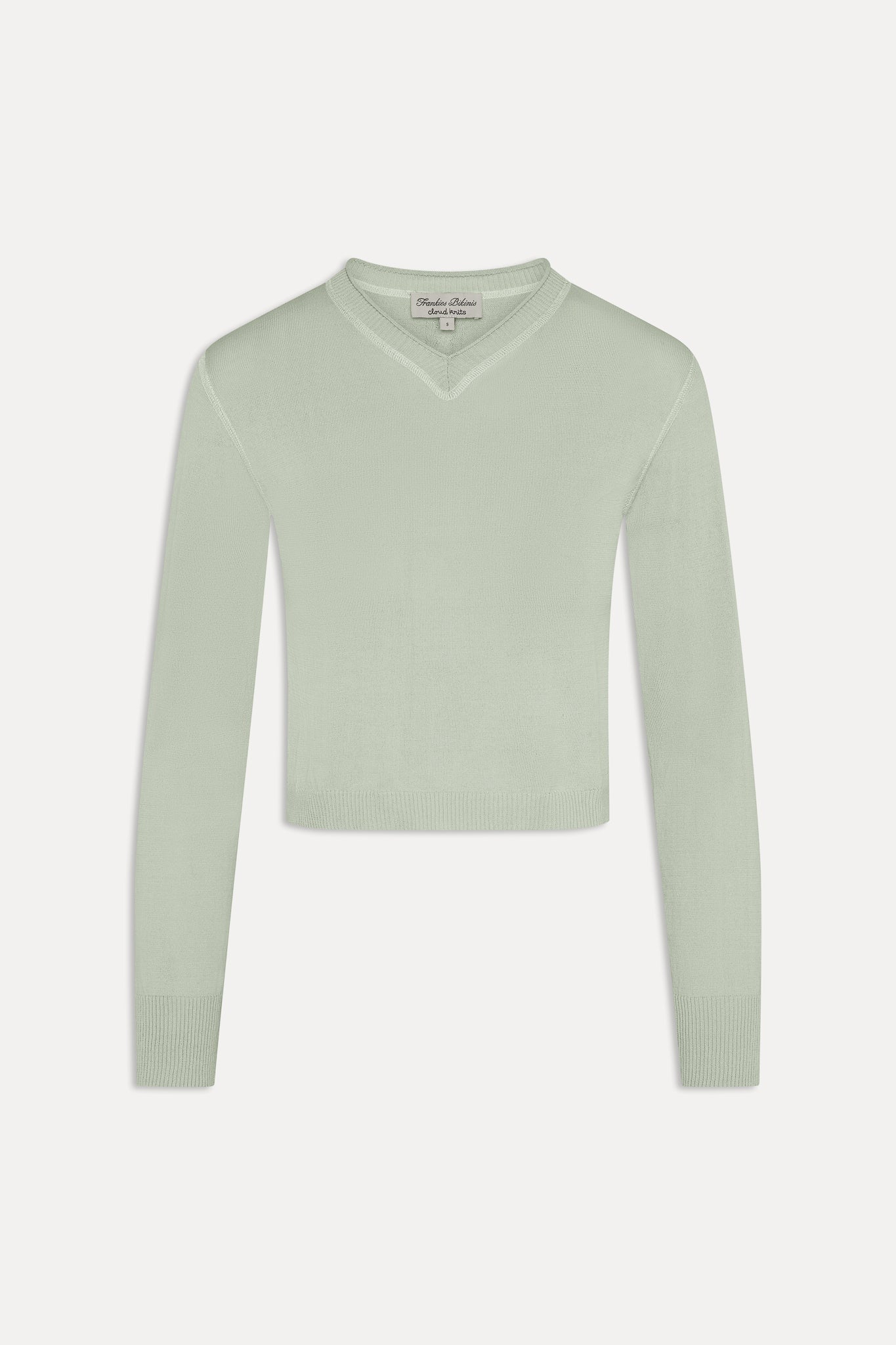 Frankies Bikinis clothing|collections Eli Knit Sweater - Eucalyptus