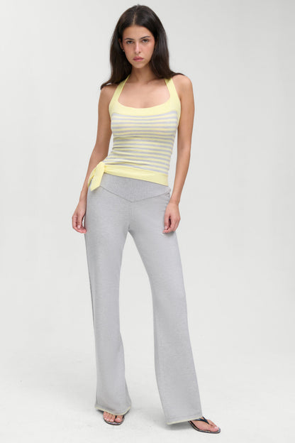 Frankies Bikinis clothing|collections Quinn Knit Halter Top - Echo Stripe