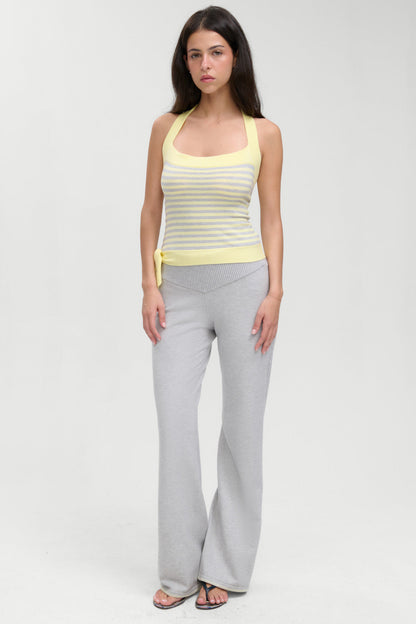 Frankies Bikinis clothing|collections Quinn Knit Halter Top - Echo Stripe