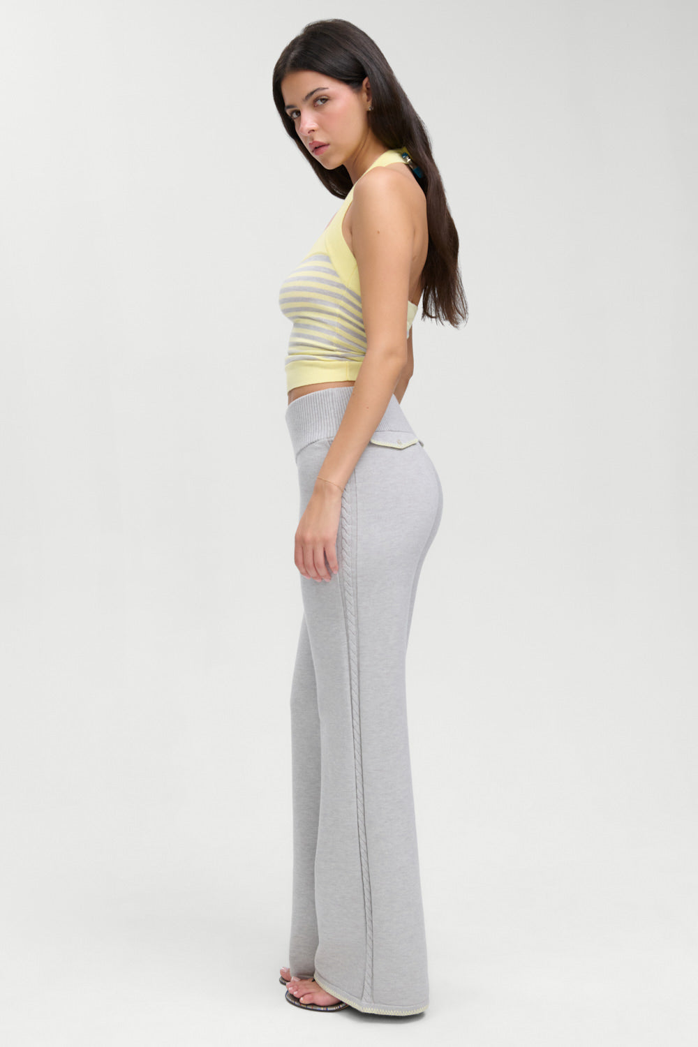 Frankies Bikinis clothing|collections Quinn Knit Pants - Echo