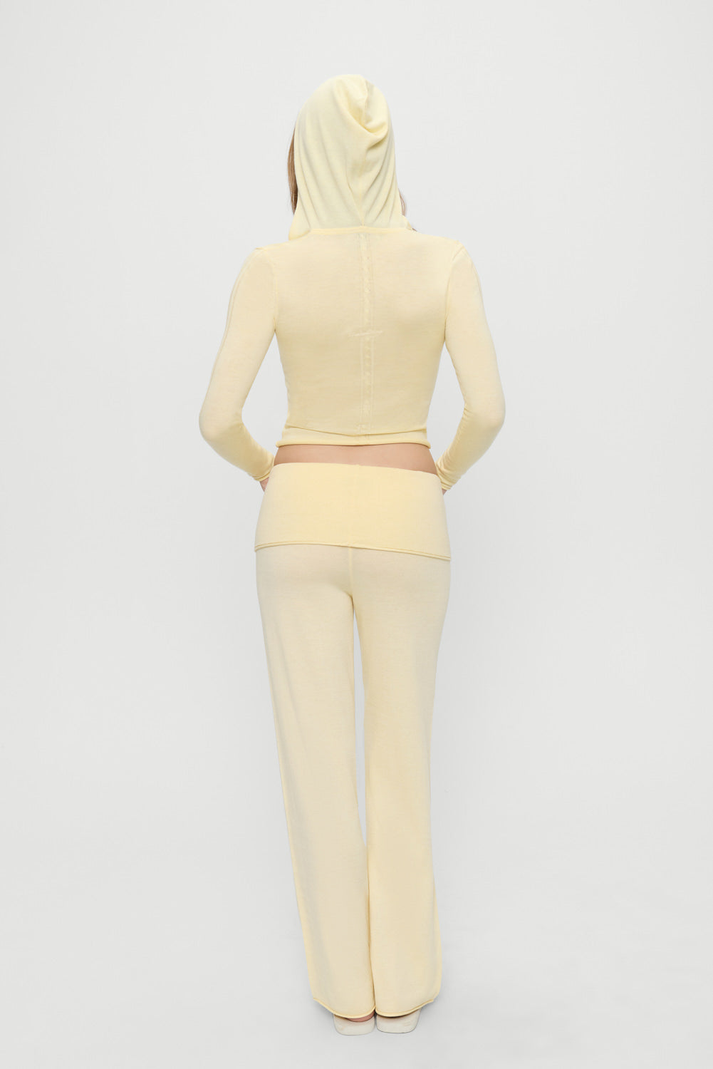 Frankies Bikinis clothing|new|collections Storm Knit Pants - Buttercream
