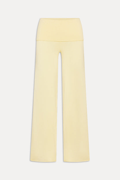Frankies Bikinis clothing|new|collections Storm Knit Pants - Buttercream