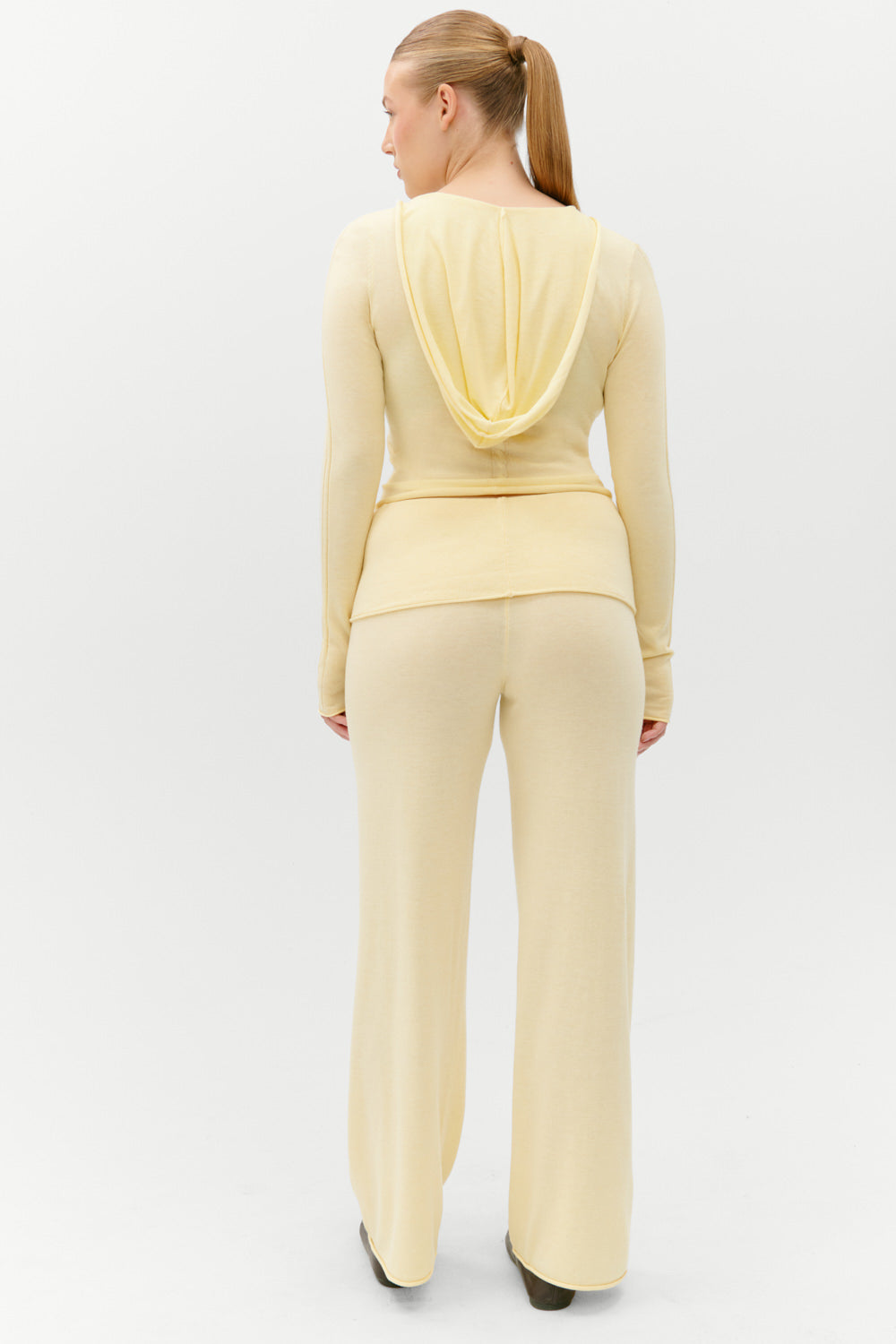 Frankies Bikinis clothing|new|collections Storm Knit Pants - Buttercream