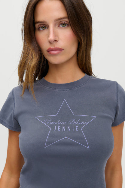 Frankies Bikinis clothing|collections|new x JENNIE Eva Cotton Tee - Comet