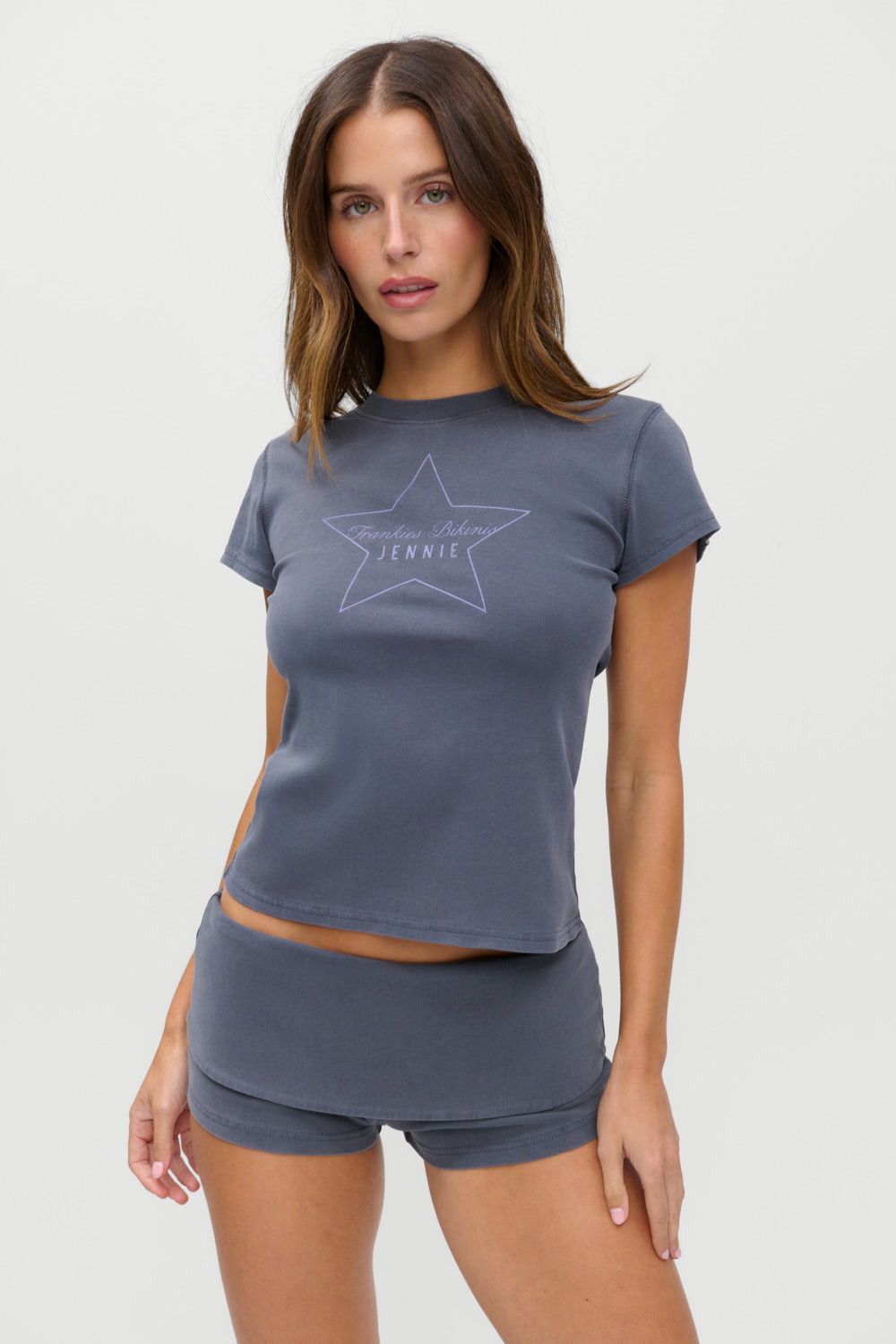 Frankies Bikinis clothing|collections|new x JENNIE Eva Cotton Tee - Comet