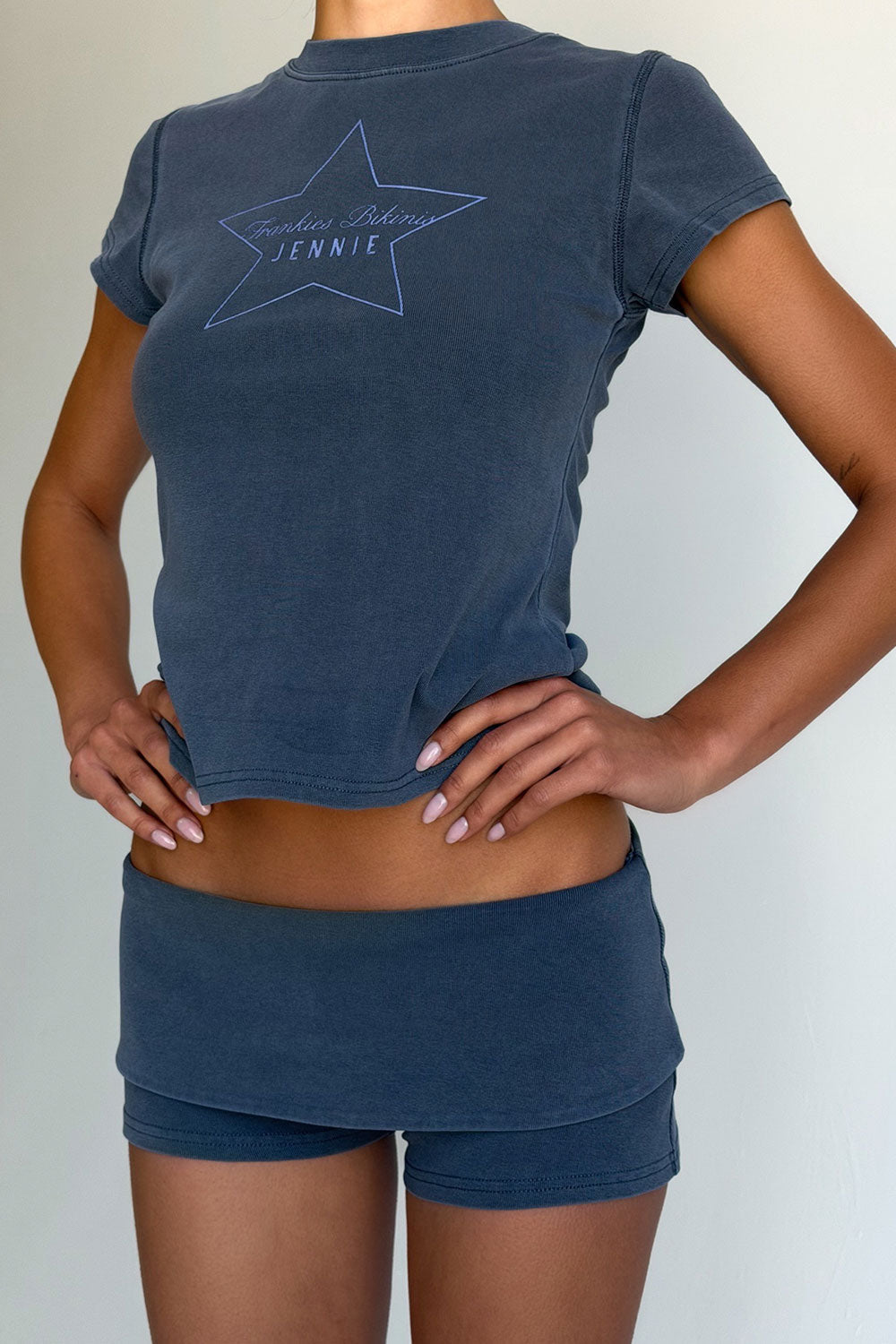 Frankies Bikinis clothing|collections|new x JENNIE Eva Cotton Tee - Comet