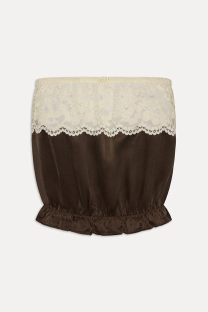 Frankies Bikinis clothing|collections|new Rosie Silk Blouse - Gift Wrap