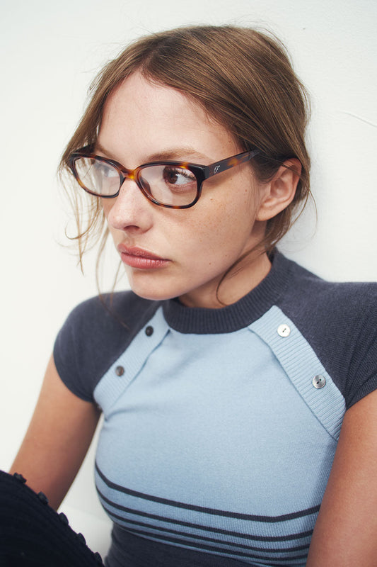 Frankies Bikinis clothing|collections x LEXXOLA Mimi Optical Glasses - Sea Glass