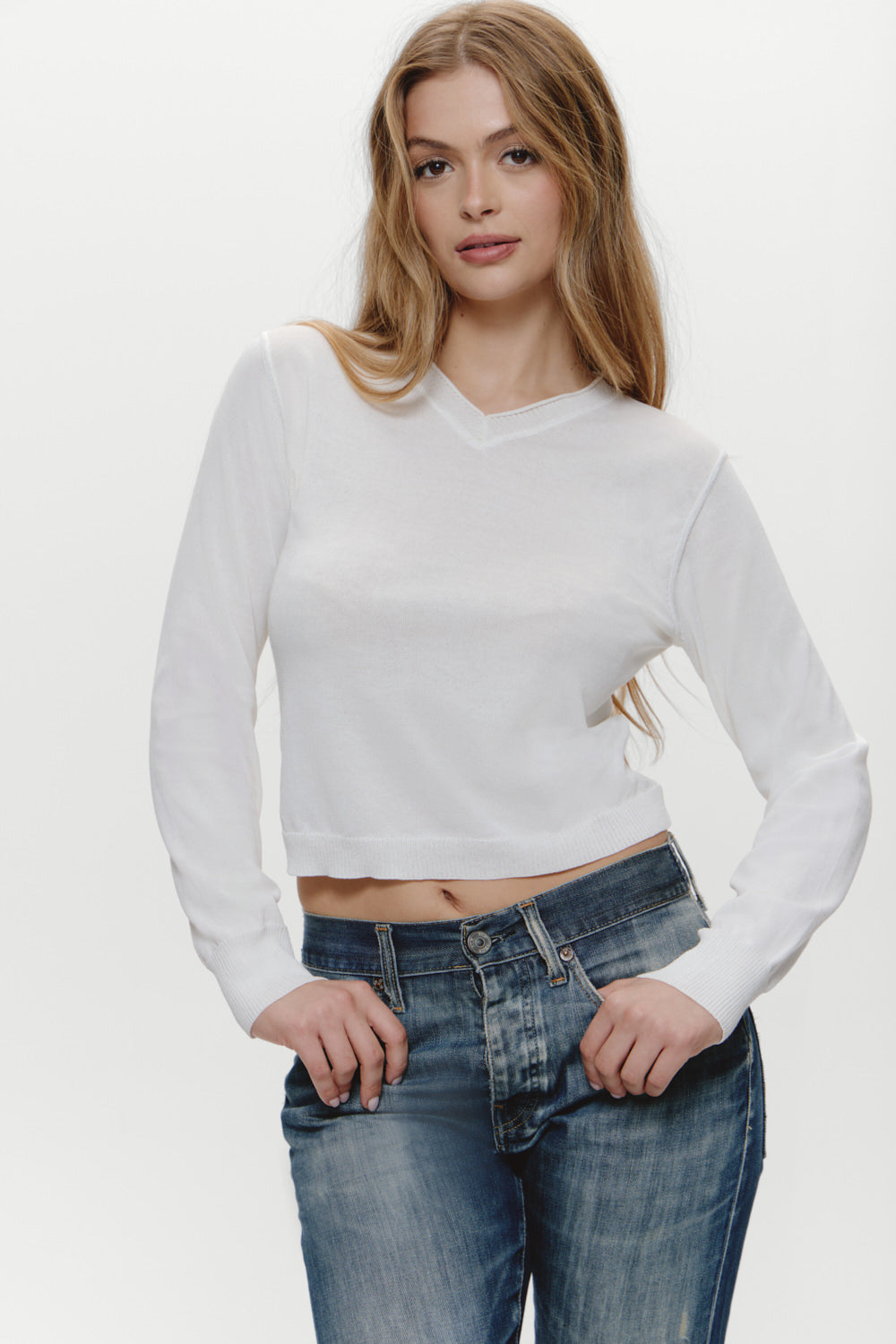 Frankies Bikinis clothing|collections Eli Knit Sweater - Honeymoon