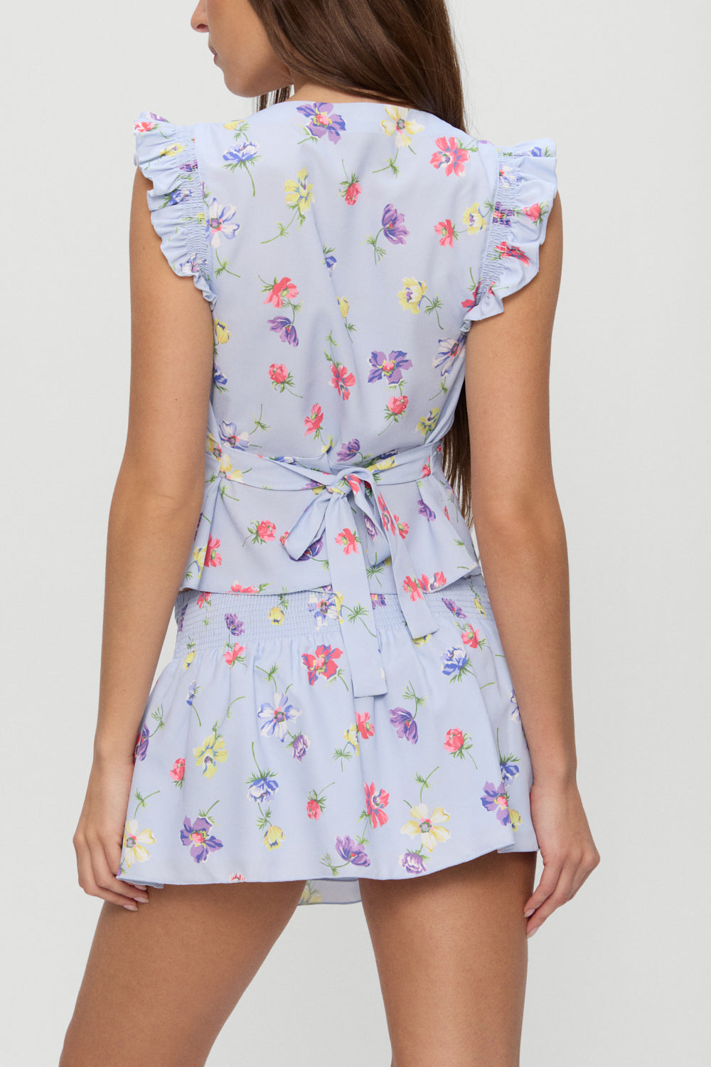 Frankies Bikinis clothing|collections Clover Mini Skirt - Fresh Florals