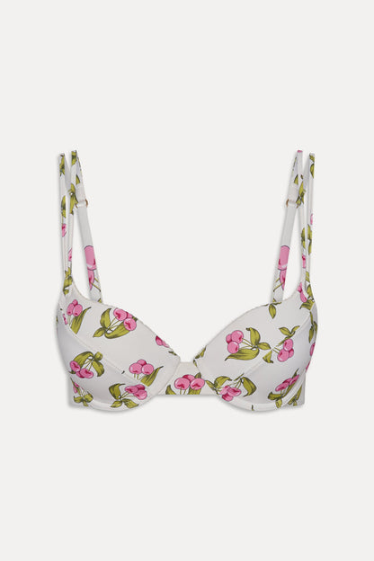 Frankies Bikinis collections|swimwear Cherish Push Up Bikini Top - Cherry Picked