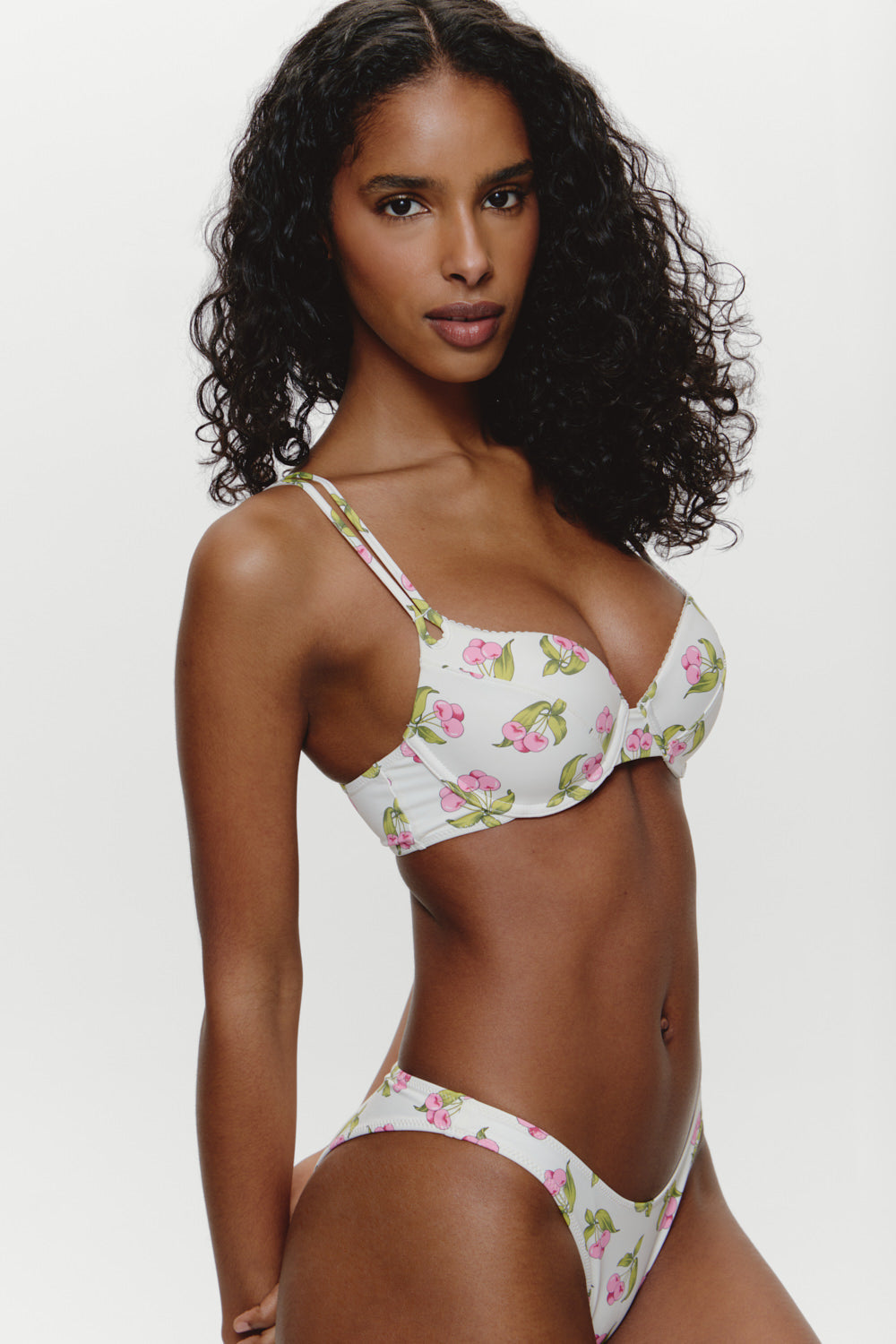 Frankies Bikinis collections|swimwear Cherish Push Up Bikini Top - Cherry Picked