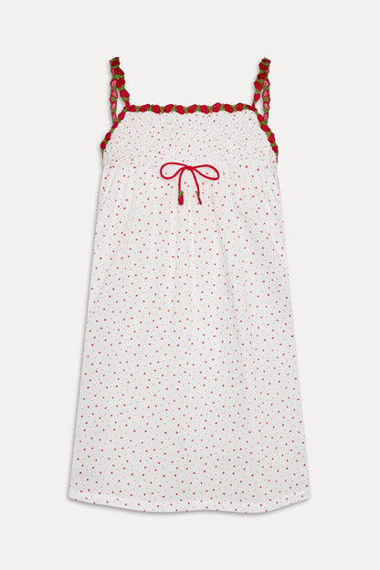 Frankies Bikinis collections|clothing Coppola Cotton Babydoll Dress - Tiny Berry