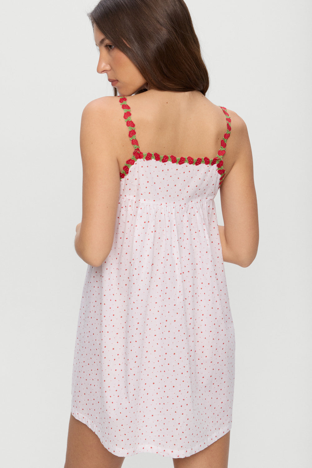 Frankies Bikinis collections|clothing Coppola Cotton Babydoll Dress - Tiny Berry