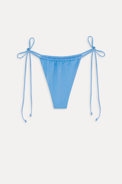 Frankies Bikinis collections|swimwear Tia Skimpy String Bikini Bottom - Azure