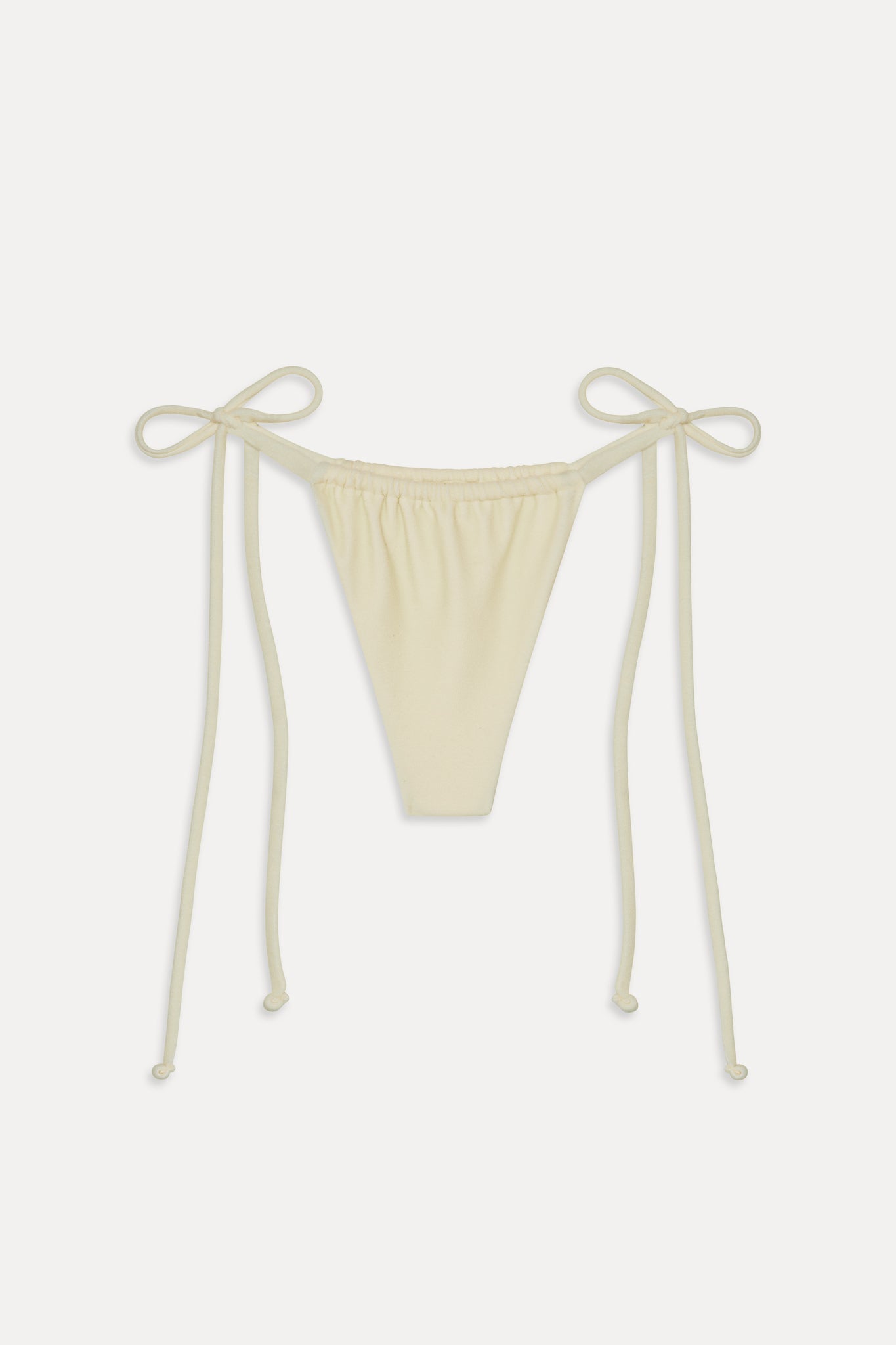 Frankies Bikinis collections|swimwear Tia Terry Skimpy Bikini Bottom - Lemon