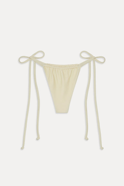 Frankies Bikinis collections|swimwear Tia Terry Skimpy Bikini Bottom - Lemon